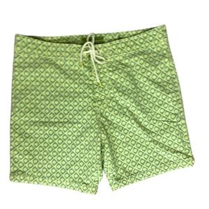 Original Paperbacks Geometric Patterned Swim Trunks